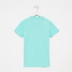 Футболка детская, цвет мятный, рост 152 см - фото 26671661