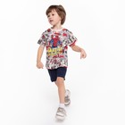 Шорты детские, цвет тёмно-синий, рост 110 см - Фото 3