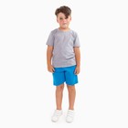 Шорты детские, цвет голубой, рост 116 см - фото 53373589