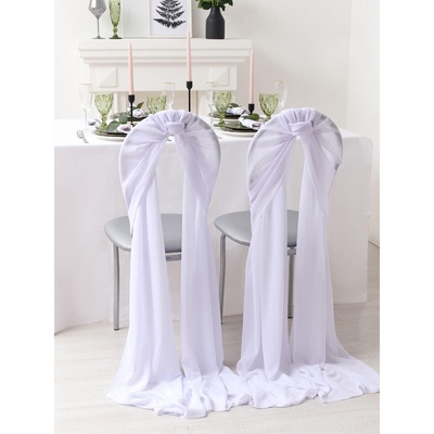 Декор для стула, 72×300 см, белый