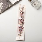 Аксессуар для волос "Каролин" сердца, 21,5х2 см, серебро - Фото 2