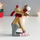 Сувенир полистоун "Олень - йог. Уштрасана" 7,5х4,5х11,5 см - фото 30901506