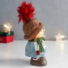 Фигурка новогодняя полистоун «Девочка в платье с зайчиками в кармашках», 9.5×7.5×17 см - Фото 4