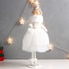 Кукла интерьерная "Принцесса в пышном белом платье с сердечком" 20х20х50 см - Фото 2
