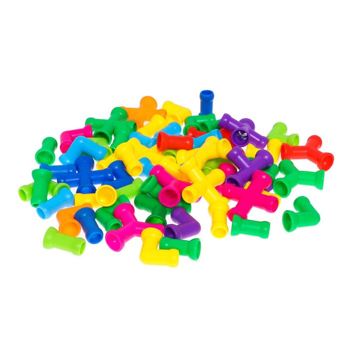 Конструктор обучающий «Забавные трубочки» - Фото 1