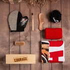 Набор подарочный Этель Courage, полотенце 70×146 см и аксессуары - Фото 2