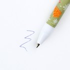 Ручка пластик с колпачком «С Новым Годом», синяя паста, шариковая 0,5 мм - Фото 4