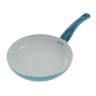 Сковорода с керамическим покрытием Доляна «Металлик», d=20 см, морская волна - Фото 1