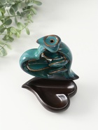 Подставка для благовоний TAKE IT EASY «Сердце», набор благовоний конусы, стелющийся дым, зелёное, 13×9×16 см - Фото 5