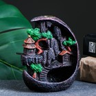 Подставка для благовоний TAKE IT EASY «Деревенька в горах», набор благовоний конусы, стелющийся дым, 11×7×12 см - Фото 2