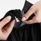 Пеньюар парикмахерский «Корни», цвет чёрный - фото 21734411