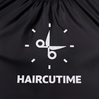 Пеньюар парикмахерский «#HAIRСUTIME», цвет чёрный 7656591 - фото 13866477