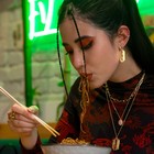 Серьги металл «Максимум» лезвие, цвет золото - Фото 4