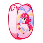 Корзина для игрушек «Единорог» - фото 804985965