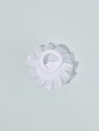 Бант для волос на резинке «Школьница», волнушка, d=6 см, белый - фото 121702511