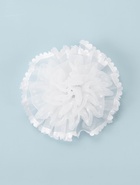 Резинка для волос бант «Школьница», нежность горошек, d=11 см, белая  (артикул 7915740)  большой выбор товаров оптом и в розницу по низким ценам с доставкой