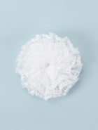 Резинка для волос бант «Школьница», волны, d=10 см, белая  (артикул 7915742)  большой выбор товаров оптом и в розницу по низким ценам с доставкой