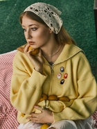 Набор значков (4 шт.) «Лапки», кошачьи, цветной в золоте - Фото 6