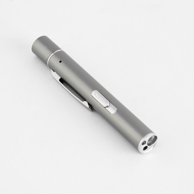 Лазерная указка 3 в 1, ультрафиолетовый свет, дальность 200 м, 1200 мАч, 5 Вт, USB, красный луч, 11.1×1.4 см