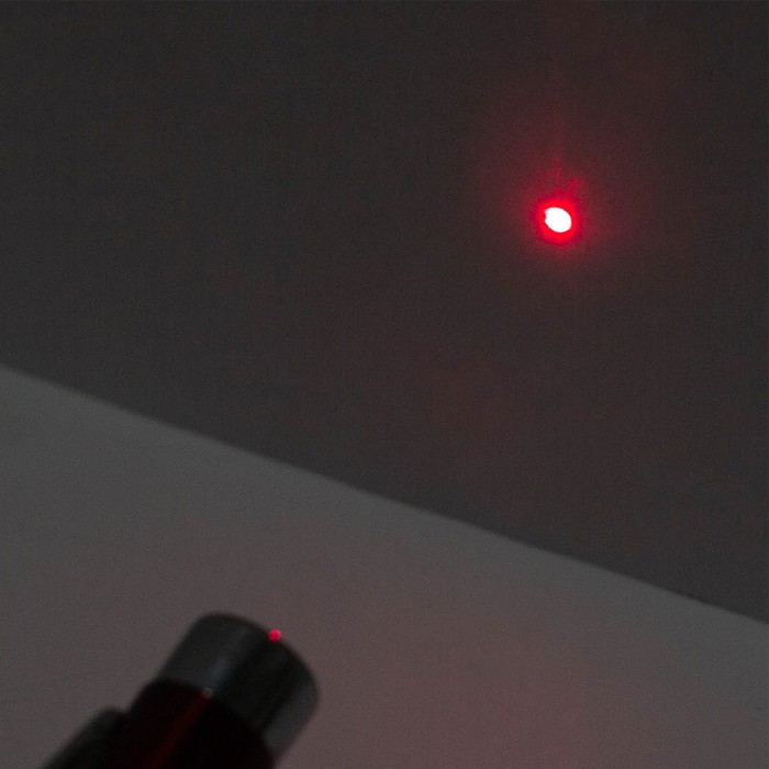 Лазерная указка, выдвижная, 3 в 1:  670 нм, 3 LR44, красный луч, 15 х 1 см - фото 1906064707