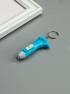 Фонарик брелок для ключей на кольце «Лайк», 3×AG3, МИКС - Фото 3