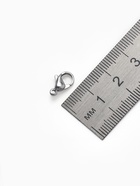 Замок карабин, 10 шт. 12×7 мм, цвет серебро - Фото 2