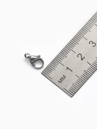 Замок карабин, 10 шт. 12×7 мм, цвет серебро - Фото 4