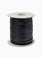 Шнур вощёный плоский из полиэстера L=80 м, ширина 4 мм, чёрный - Фото 2