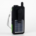 Фонарь аккумуляторный, 1500 мАч, радио, колонка, USB-зарядка, с солнечной батареей, микс - Фото 3