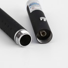 Лазерная указка, дальность 500 м, 405 нм, от батареек 2×ААА, фиолетовый луч, 15.5×1.4 см - Фото 2