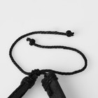 Браслет унисекс «Лезвие», цвет чёрно-коричневый с чернёным серебром, d=7 см - Фото 2