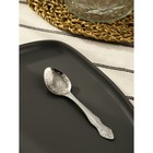 Ложка чайная «Тройка», длина 14 см, толщина 1,5 мм, художественная роспись - Фото 1