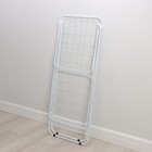 Сушилка для белья напольная складная Доляна, рабочая длина 16 м, белая - Фото 6