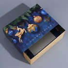 Коробка новогодняя складная «Новогодние шары», 25×18×10 см, Новый год 9076781