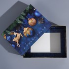 Коробка новогодняя складная «Новогодние шары», 25×18×10 см, Новый год 9076781