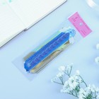 Подарочный бант - шар No5, синий в серебре, для упаковки подарков - Фото 3