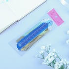 Подарочный бант - шар No5, синий в серебре, для упаковки подарков - Фото 5