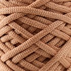 Шнур для вязания 100% полиэфир, ширина 3 мм 100м (карамель) - Фото 3
