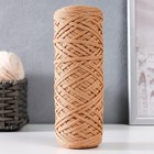Шнур для вязания 100% полиэфир, ширина 3 мм 100м (карамель) - Фото 5