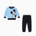 Костюм для мальчика «Микки Маус», свитшот, брюки, DISNEY, 104 см - Фото 6