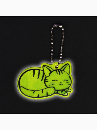 Светоотражающий элемент «Кошечка», двусторонний, 5.5×3.7 см, МИКС