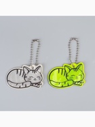 Светоотражающий элемент «Кошечка», двусторонний, 5.5×3.7 см, МИКС - Фото 3