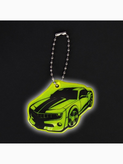 Светоотражающий элемент «Авто», двусторонний, 5.5×4.3 см, МИКС