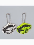 Светоотражающий элемент «Авто», двусторонний, 5.5×4.3 см, МИКС - Фото 3