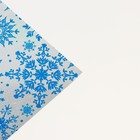 Плёнка упаковочная голография «Снежинки с узором», 100 × 70 см - Фото 2