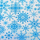 Плёнка упаковочная голография «Снежинки с узором», 100 × 70 см - Фото 3