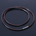 Корейская вощёная нить, 45 см, d=3 мм, коричневая - Фото 3