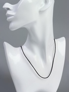 Шнурок текстильный с винтовым замком, 50 см, чёрный 7865454