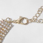 Колье «Водопад» волна, цвет белый в золоте, 25 см - Фото 2