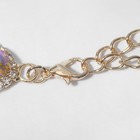 Колье «Драгоценность» круг в стразах, цветное в золоте, 32 см - Фото 2